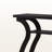 Isak 3-Tier Brown Finish Thick Panel Accent Table With 2-Shelves, 31.84" H X 47.04" W X 11.38" D-364011784
