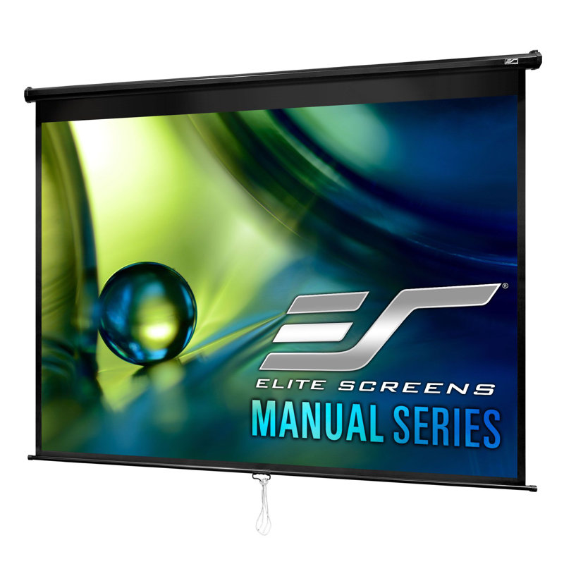 Manual Series White 150" Diagonal Manual Projection Screen