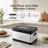 800W Sous Vide Cooker with LED Digital Display and Glass Lid