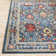 Tapis bleu marine / kaki Hasrat