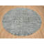 Tapis oriental rond gris foncé en laine naturelle nouée à la main 10 pi 1 po x 10 pi 1 po 3A7F9BC837F24D03B3683D91A92AF393