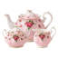 Royal Albert New Country Roses 3 Piece Teapot Set