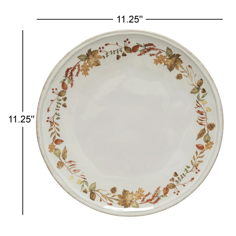 Plymouth Stoneware Dinner Plate