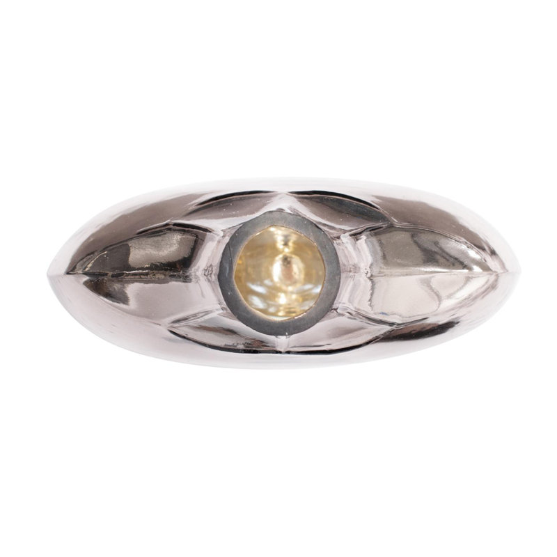 Advik Polished Silver Vase- Short, 12"