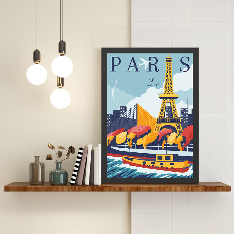 Elegant Decorative Framed Painting, 14 x 18 inches | 100% MDF with 100% Polystyrene Frame (0.8 inches Thick) | UV Digital Printing | Ready to Hang Wall Art for Living Room, Bedroom, or Office Décor