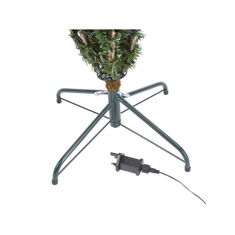 72cm H Lighted Artificial Spruce Christmas Tree