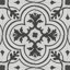 Twenties Mini 4" x 4" Ceramic Patterned Wall & Floor Tile