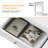 Solid Wood Nightstand Set Of 2 With Drawer, Open Shelf, 2 Power Outlets, 1 Usb Port, And 1 Type-c Port-1296836952