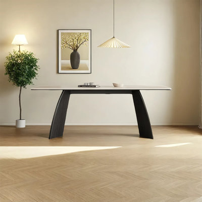 Modern art rectangular dining table