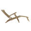 Hythe 150cm Long Reclining Teak Single Chaise
