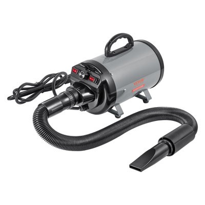 Dog Dryer, 2800W/4.3HP Dog Blow Dryer, Pet Grooming Dryer With Adjustable Speed And Temperature Control, Pet Hair Dryer With 4 Nozzles And Extendable Hose, 