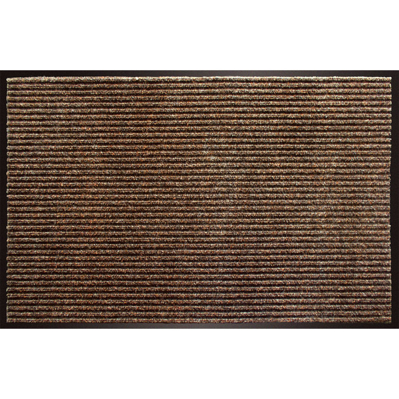 Tapis d'entrée antidérapant Meltham, Rectangle 2 pi x 3 pi, Noir