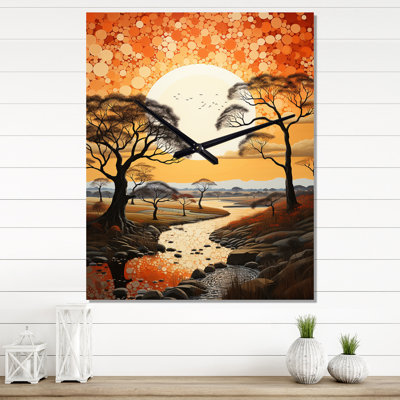 Goodine - Arbre baobab très horloges murales