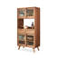 Armoire de rangement scandinave en bois massif
