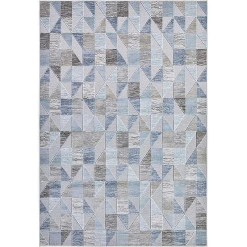 Timothy Flatweave Blue Rug, Rectangle 200 x 290cm