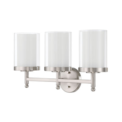 Ott Dual Glass Vanity Light