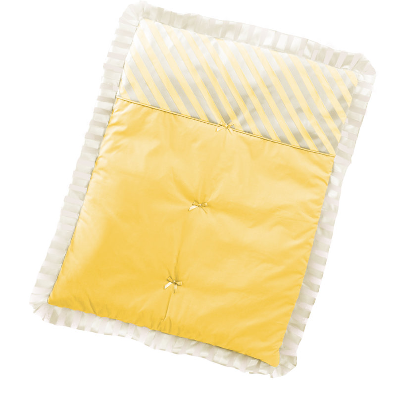 Hendley Striped Crib Comforter, Yellow