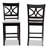 Esfira Upholstered Counter Stool with Solid Wood Frame-430874419