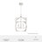 Highland Hill 4 Light Square Pendant-63573988-63573987