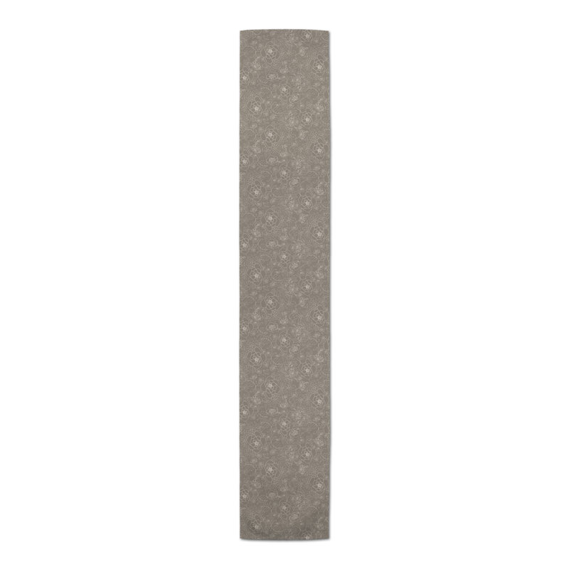 Linge de table Artorias, 72 po x 16 po, gris