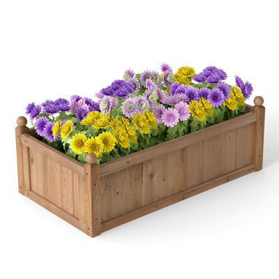 Delanne Wood Planter Box