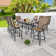 Motto Square 8 - Person Bar Height Dining Set