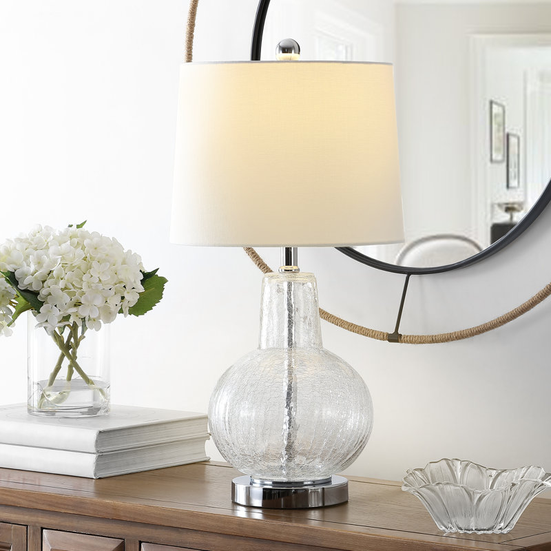 Avinell 24" Table Lamp, Silver