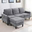 L-shaped Sofa Sectional With Usb, Cup Holder -88529948