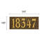 Woodgrain Mid-Century Rectangle Plaque, Standard Wall 1-line-94345458-94413653