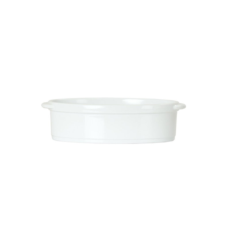 Cocotte ovale, Blanc
