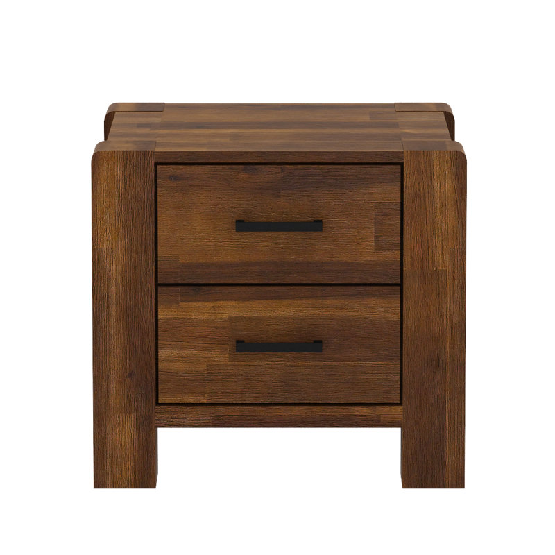 Afognak Solid Wood 2 - Drawer End Table