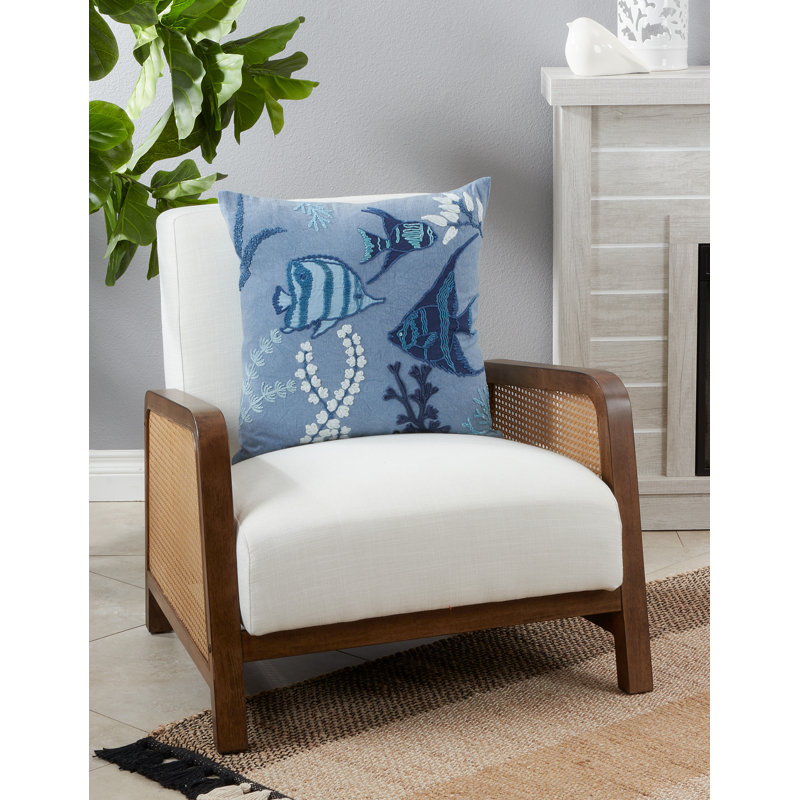 Cotton Throw Pillow, Down Blend