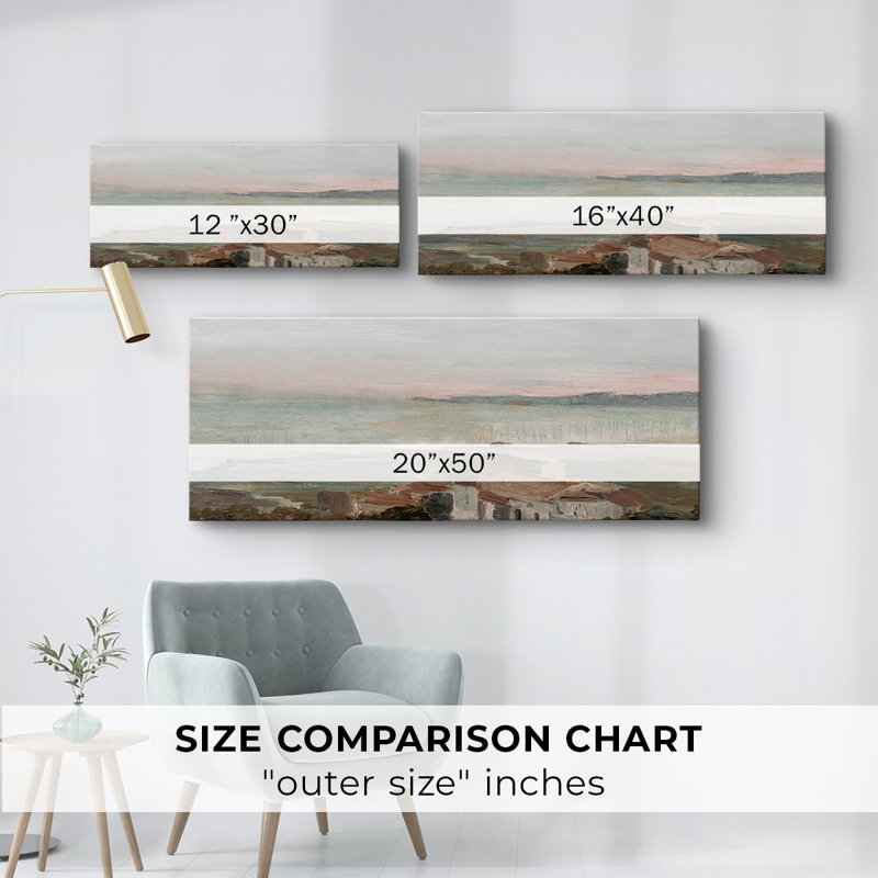 Série nautique-CEC XXVII- Toile tendue avec châssis - Prêt à accrocher, H 12 po x l 30 po