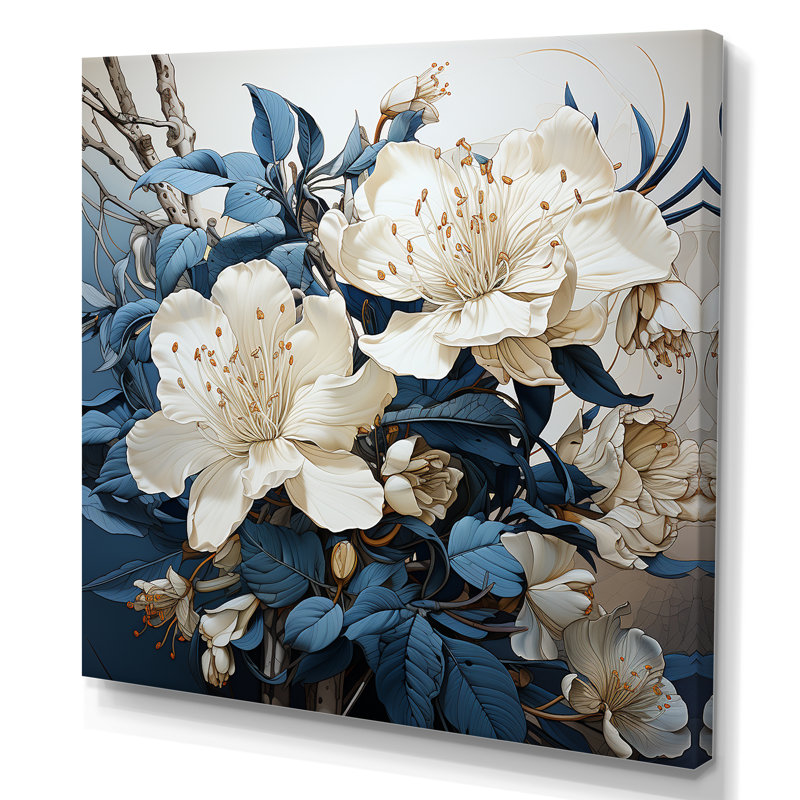 «Minimalisme rhododendron Bouquet Beauties I» sur toile, Toile tendue, 16" H x 16" W
