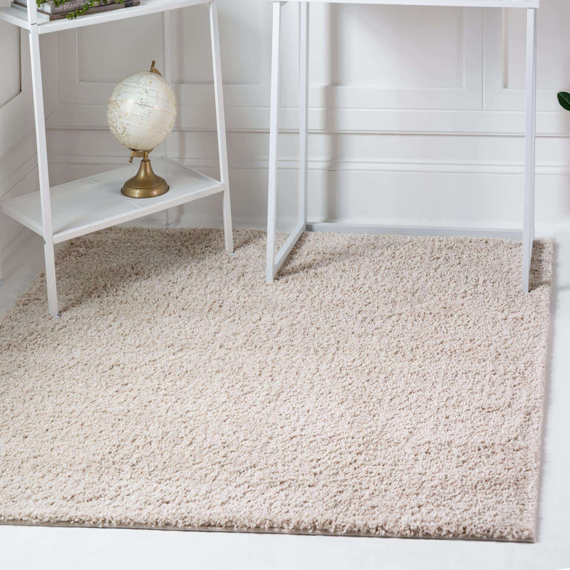 Tapis décoratif, Carré 4 pi 1 po, Beige