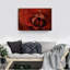 « roses is red », impression sur toile