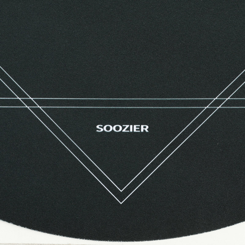 Tapis de poker rond de 24 pouces, plateau de table en caoutchouc antidérapant Texas Hold'em, tapis de table de poker portable résistant à l'eau avec sac de transport à surface lisse