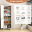 Armoire de rangement 72 po avec tablettes réglables-1818267545