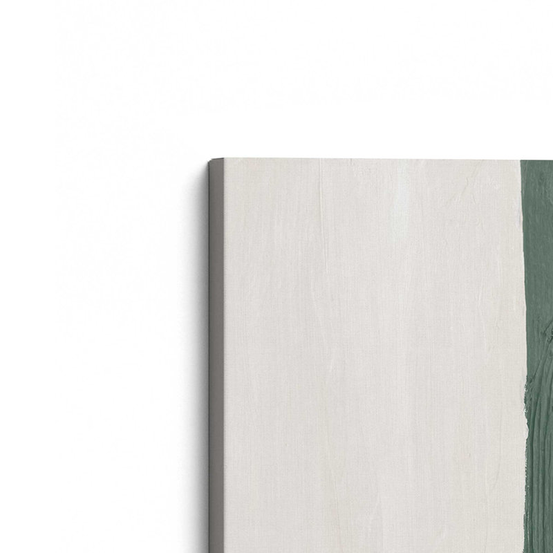 Textured Emerald Echoes v1 Print, 12" H x 12" W x 1.25" D, Wrapped Canvas