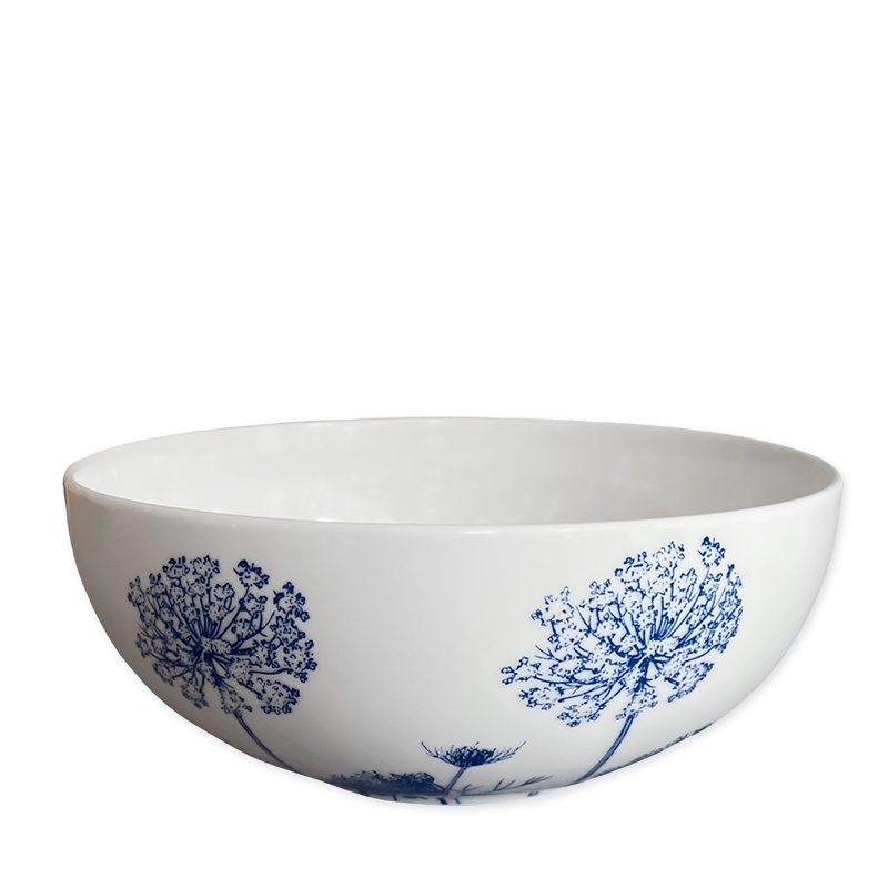 Summer Blues Porcelain Serving Bowl