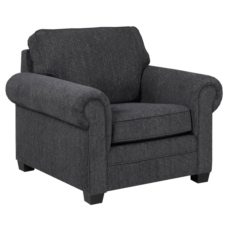 Chaise en tissu Belford, gris, Gris