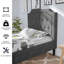 Lit plateforme simple tapissier Calvino