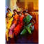 Danse Santhali du Jharkhand | Acrylique sur toile | Par Praween Karmakar