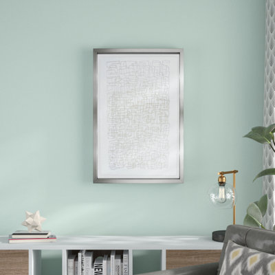 « intersimplee iii », impression encadrée en verre