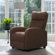 Modern Living Room Recliner Made of Thick Cushion Fabric with Massage Function