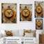 Horloge industrielle chic II - impressions sur toile tendance-38782820-38782821