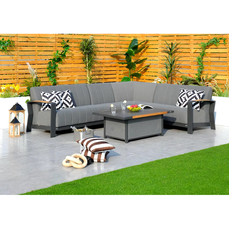 6 - Person Patio Conversation Set with Cushions