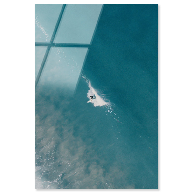 Aquamarine Breath Print by Oliver Gal, 45"H x 30"W, High-Gloss Acrylic Print
