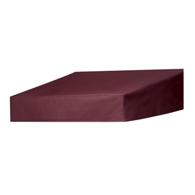 49" W x 50" D Manual Slope Door Awning