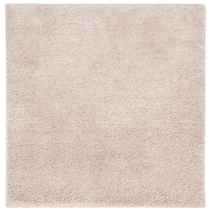 Chiles Royal Shag Performance Solid Color Rug, Square 6'7"
